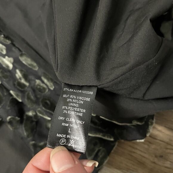 ASTR the Label‎ Dress Gabi Leopard Velvet Womens L Short Mini Slip Sleeveless - Picture 11 of 16